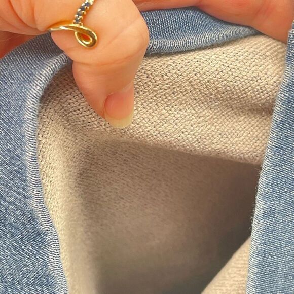 Ann Taylor Loft Women's Soft Denim Mini Shift Dress Size XS - Picture 9 of 11